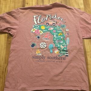 Simply southern Florida state tee size youth medium